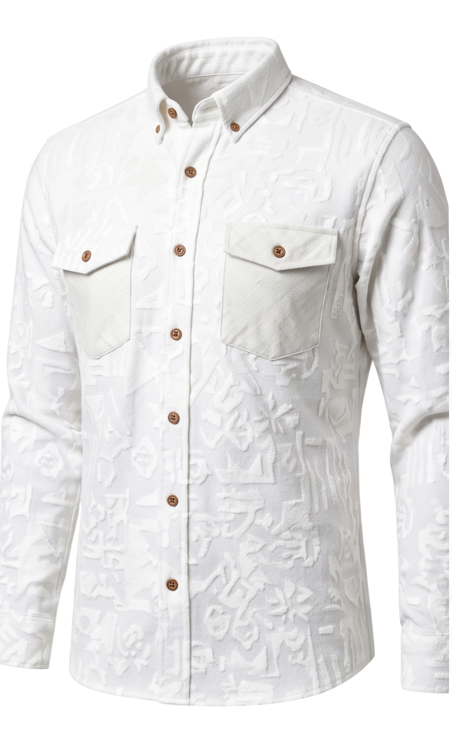 White shirt laid flat