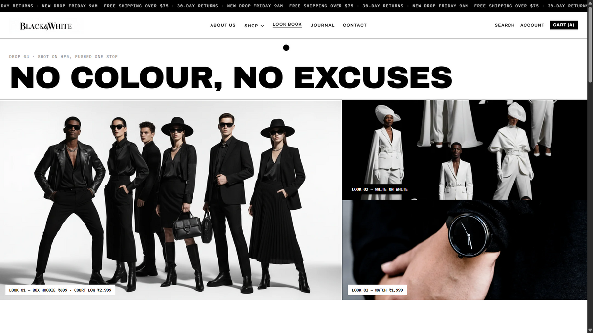 Black&White - Fashion Store Shopify Theme