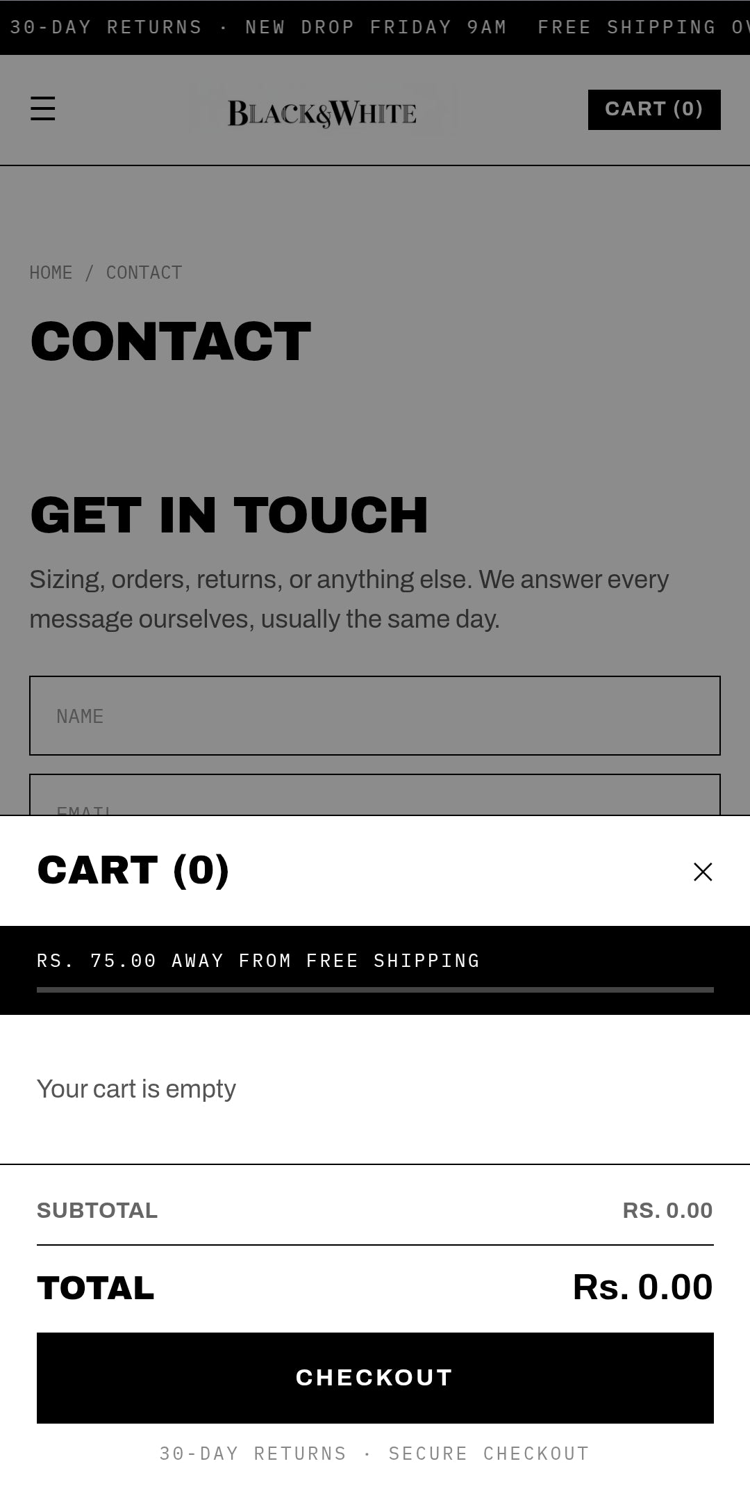 Black&White - Fashion Store Shopify Theme